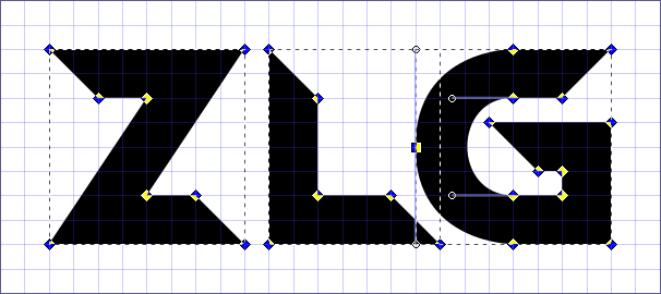 Image of ZLG logo with
vertices